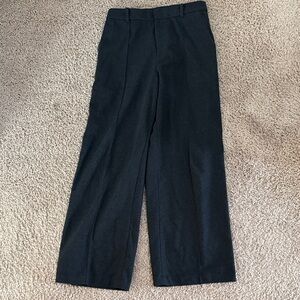 Uniqlo Grey Wide-Leg Trousers